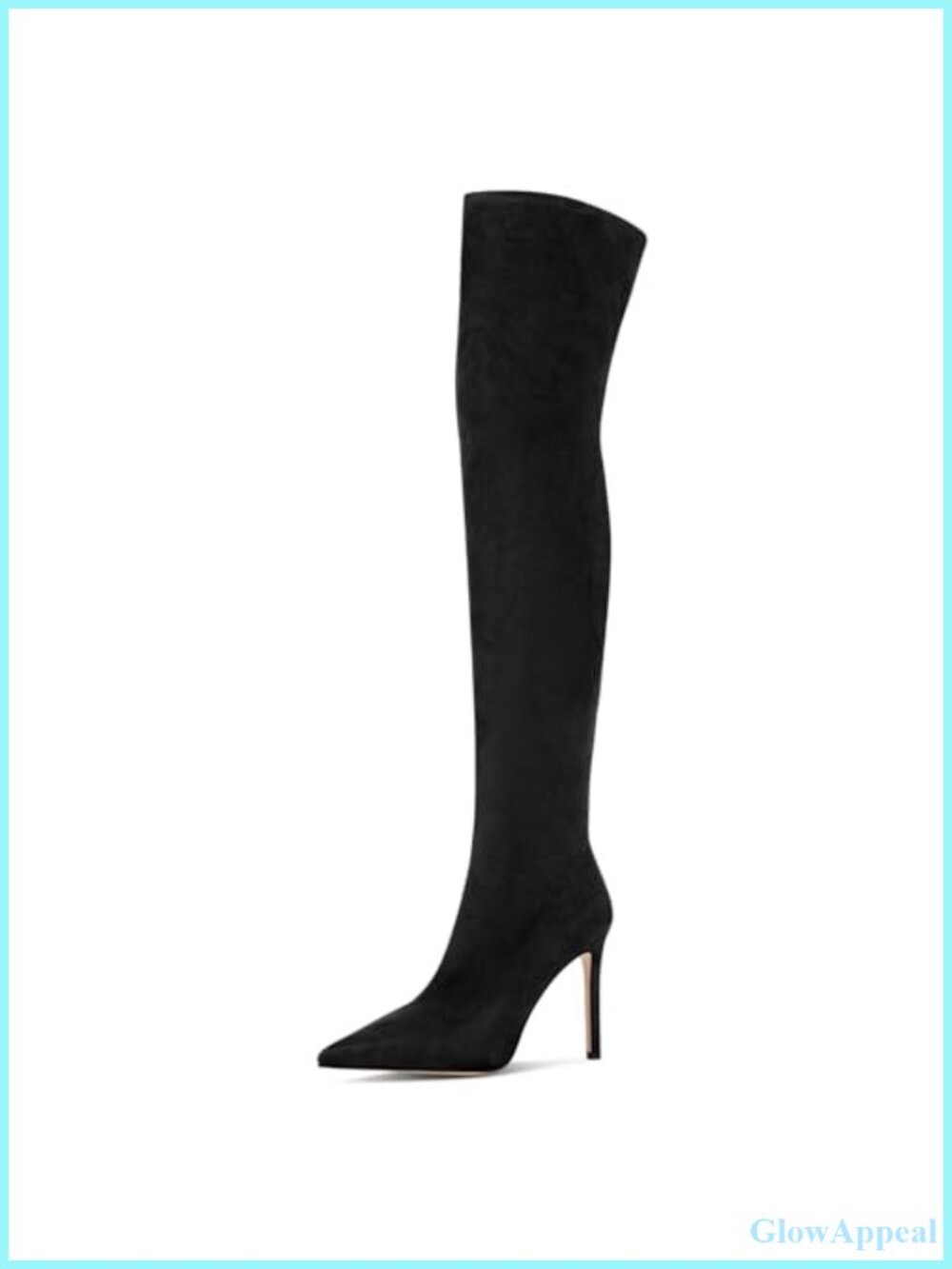 Over the Knee Suede High Heel Thigh High Pointed Toe Stretch Boots